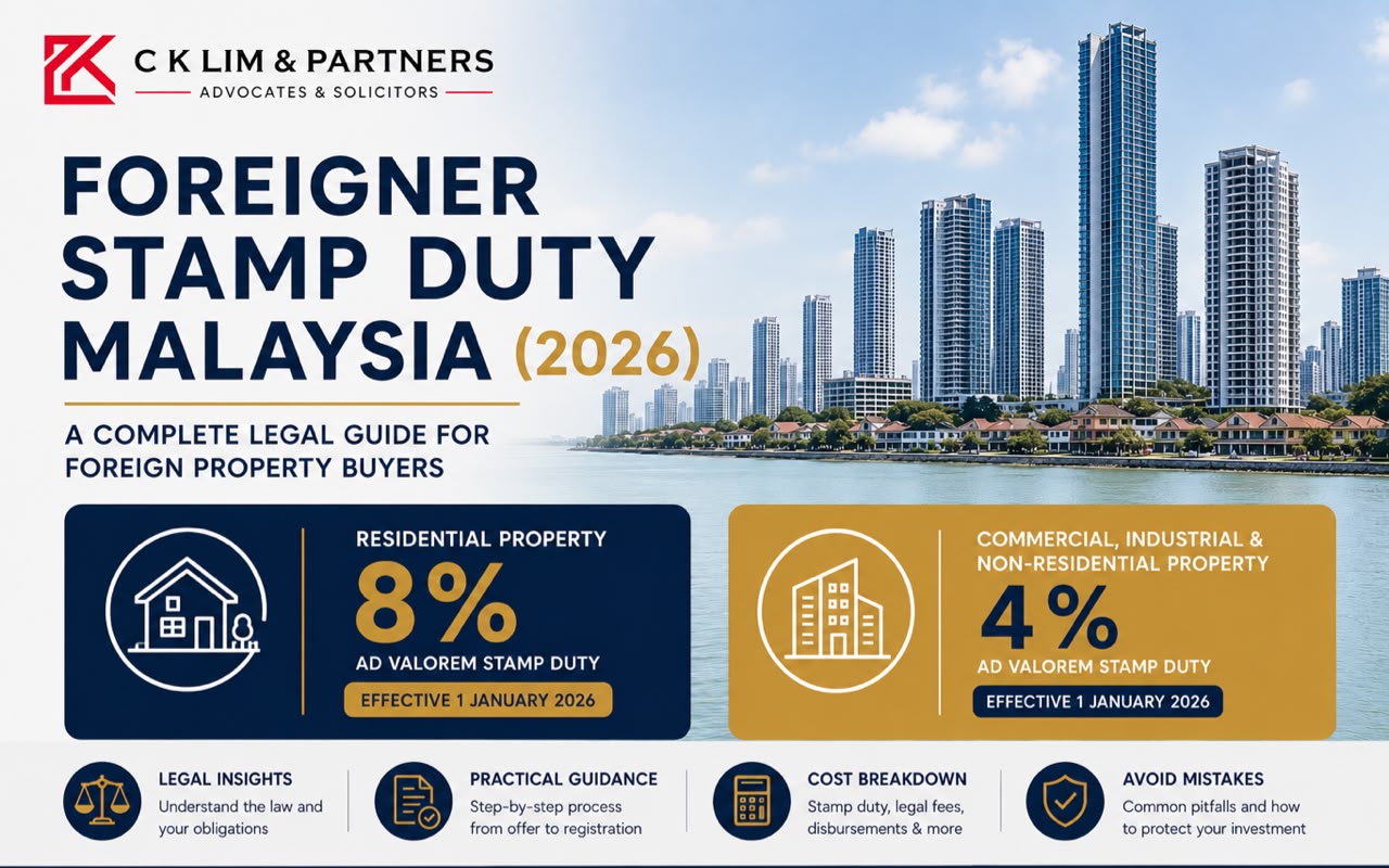 Foreigner stamp duty Malaysia 2026 8 percent residential property